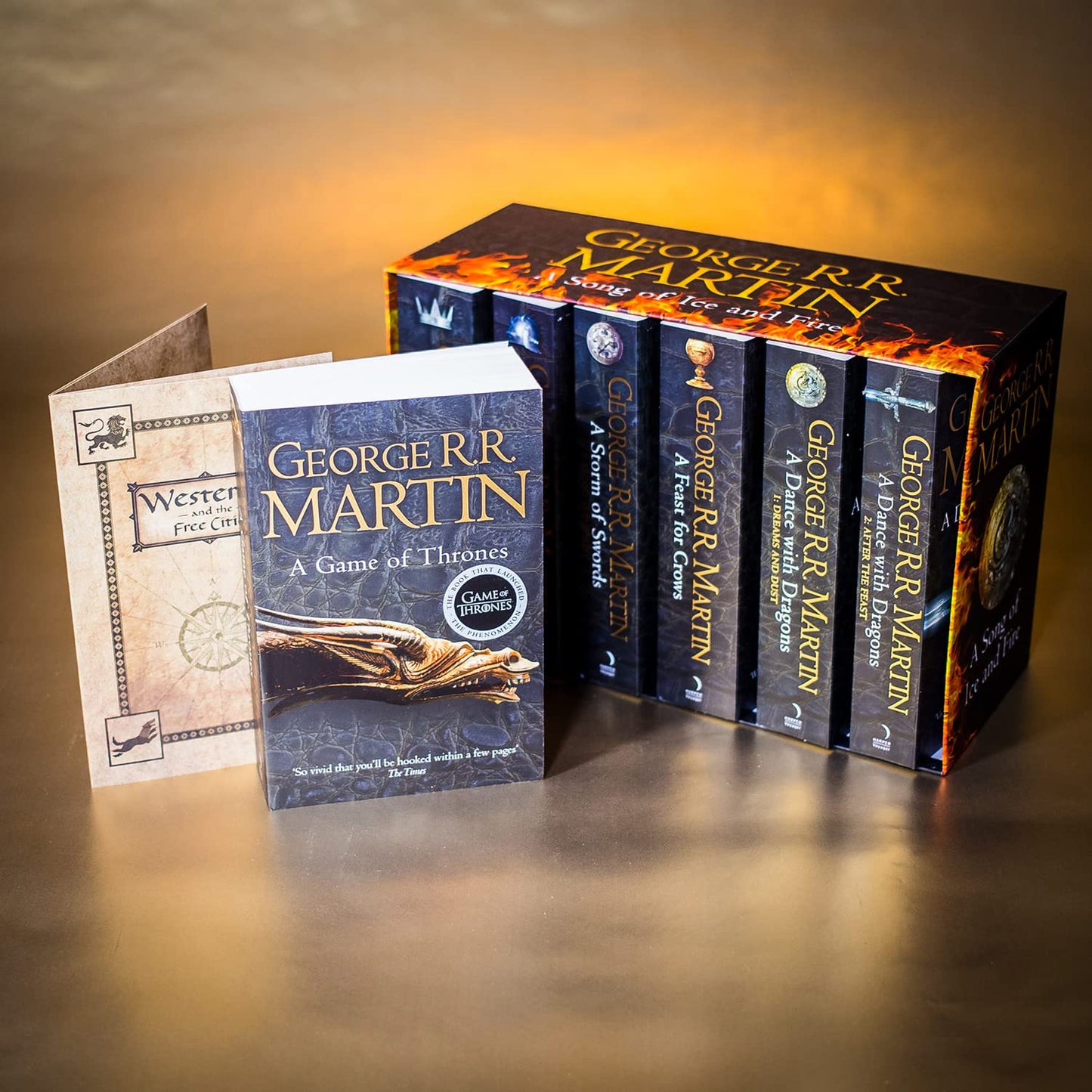 A Song of Ice and Fire - A Game of Thrones: The Complete Boxset of 7 Books