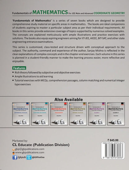 Fundamentals of Mathematics: Co-ordinate Geometry 2ed