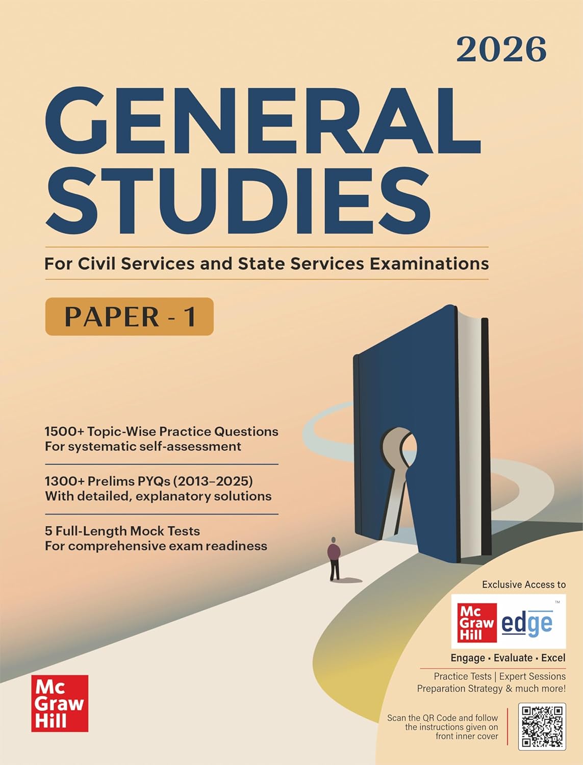 UPSC Prelims 2026: General Studies Paper 1 (Complete Manual) | GS Paper 1 Manual | 1300+ Prelims PYQs (2013-2025) | 1500+ Topic-wise Practice Questions | 5 Full-Length Mock Test