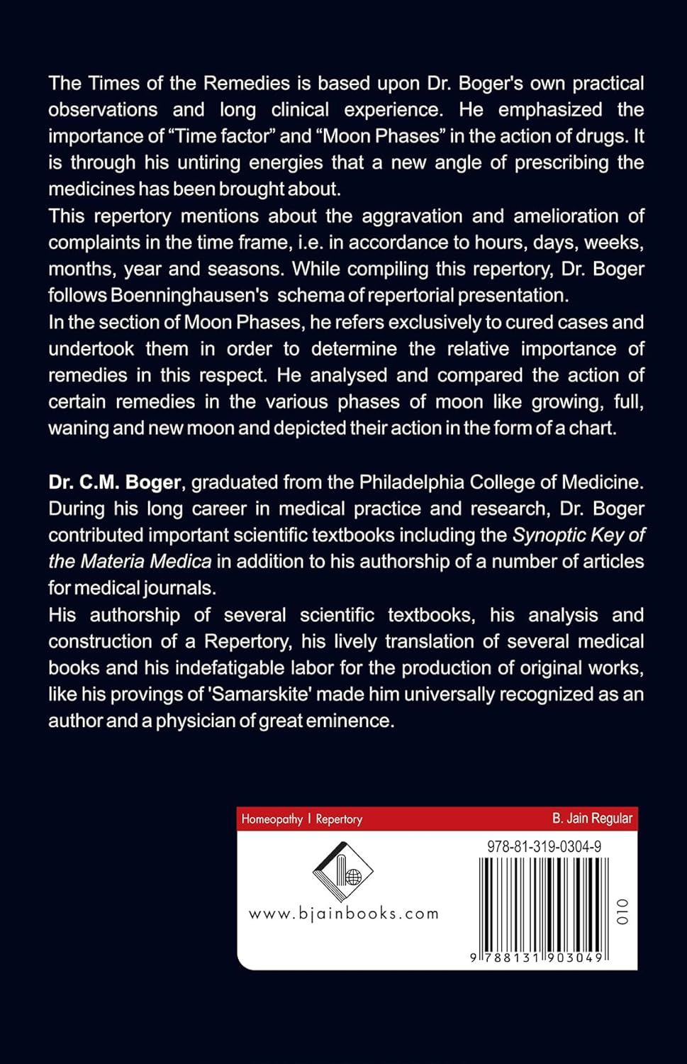 Times of the Remedies and Moon Phases