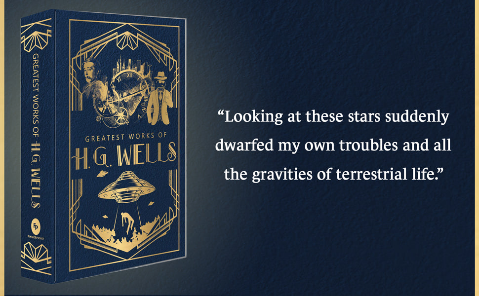 Greatest Works of H.G. Wells (Deluxe Hardbound Edition)