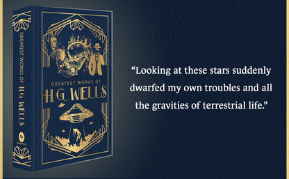 Greatest Works of H.G. Wells (Deluxe Hardbound Edition)