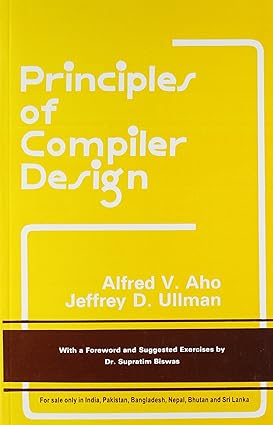 Principles of Compiler Design