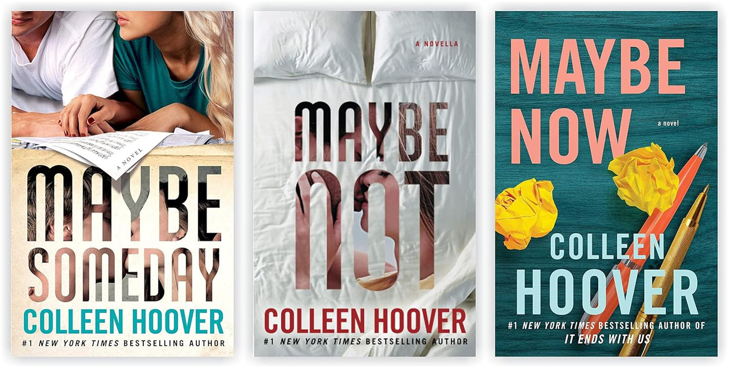 Maybe Someday 3 Books Collection Set By Colleen Hoover Maybe Someday; Maybe Not And Maybe Now