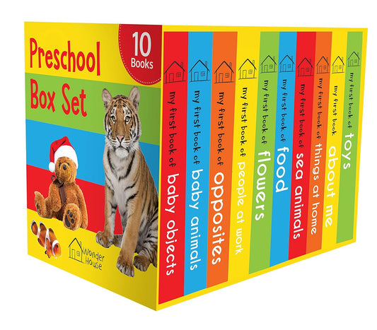 Preschool Box Set : 10 Board Books For Kids