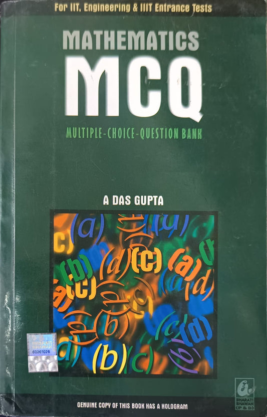 Mathematics MCQ (Multiple-Choice-Question Bank) - Used book