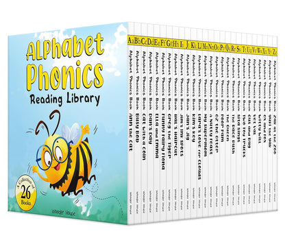 Alphabet Phonics - Reading Library For Children (Boxset of 26 books)