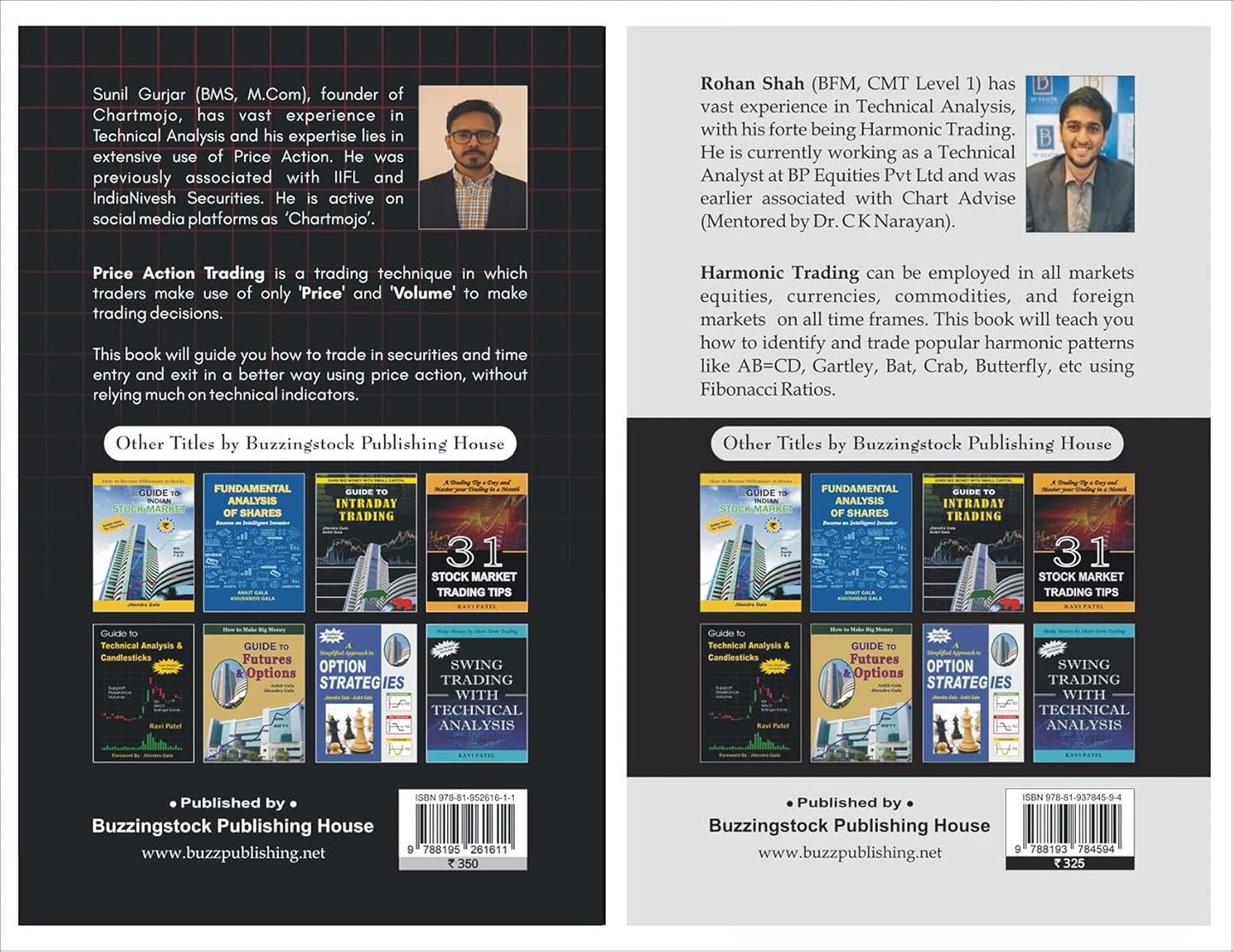 Price Action Trading + Harmonic Patterns Trading (Technical Analysis Books Combo)