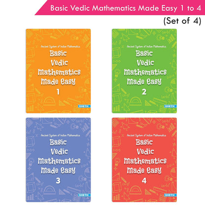 Vedic Mathematics Book Set (Set of 4)