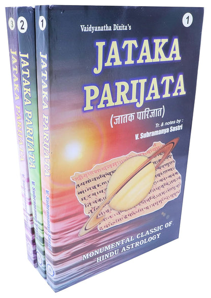 Jataka Parijata: Monumental Classic Of Hindu Astrology: Set Of 3 Volumes
