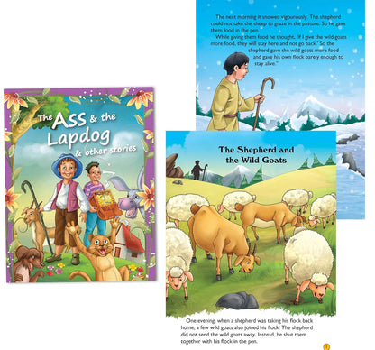 Set of 5 Aesop's Fables Picture Story Books