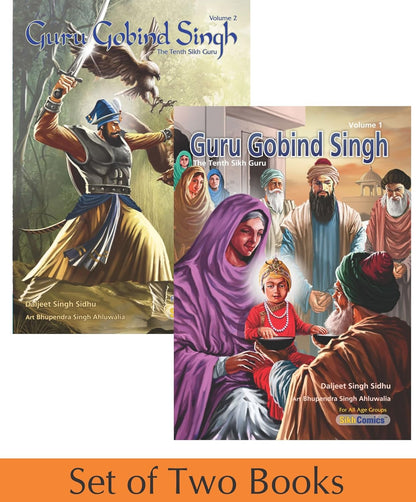 Guru Gobind Singh - The Tenth Guru - Volume 1 and Volume 2 - Set of 2 Books