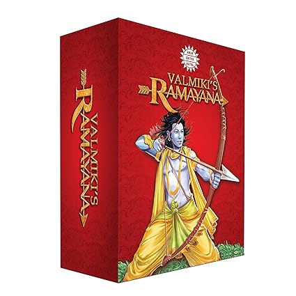 Valmiki's Ramayana Collection 6 Volume Set | Indian Mythology, History & Folktales | Illustrated Ramayana Books in English | Childrens Comic Books | Amar Chitra Katha