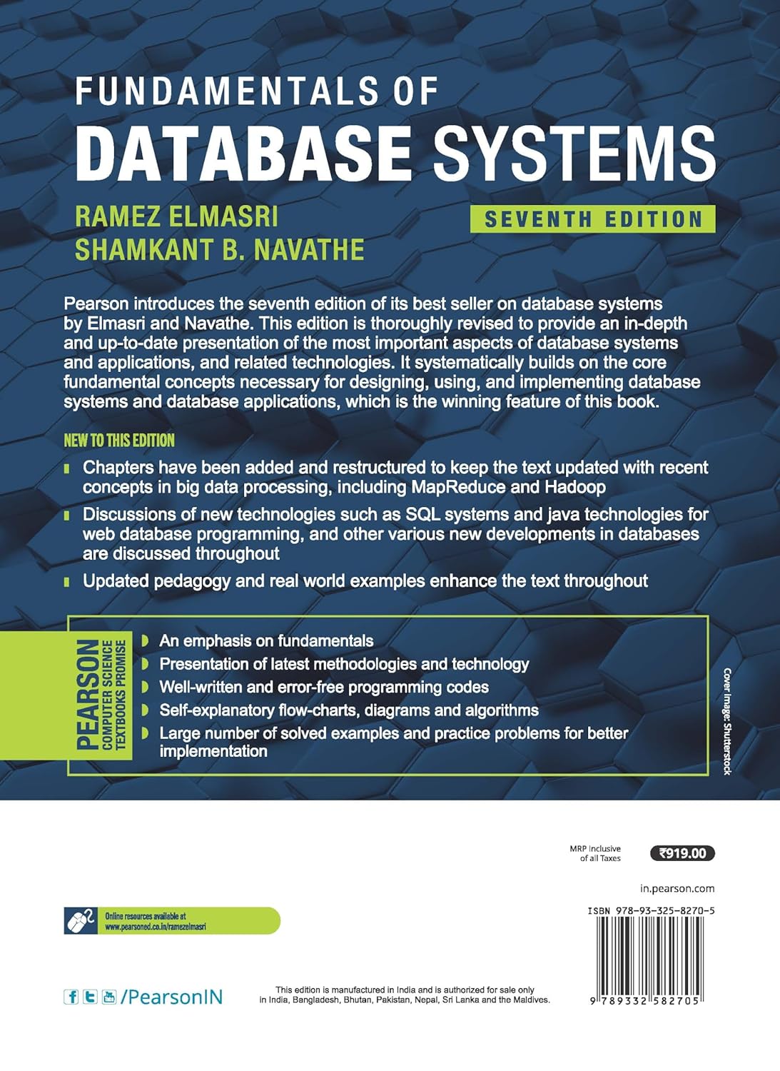 Fundamentals of Database Systems (7th Edition)