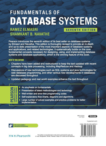 Fundamentals of Database Systems (7th Edition)