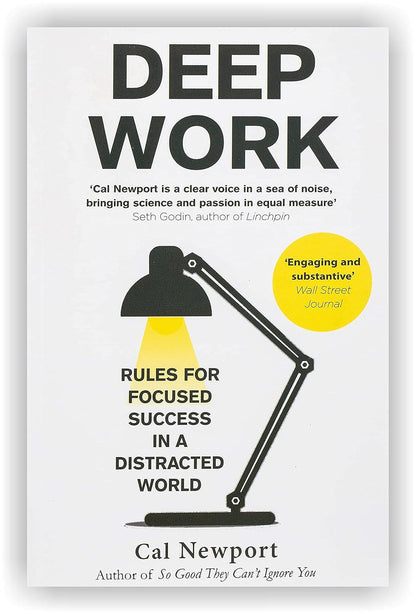 2 Books Set by Cal Newport [So Good They Can't Ignore You & Deep Work: Rules for Focused Success in a Distracted World]