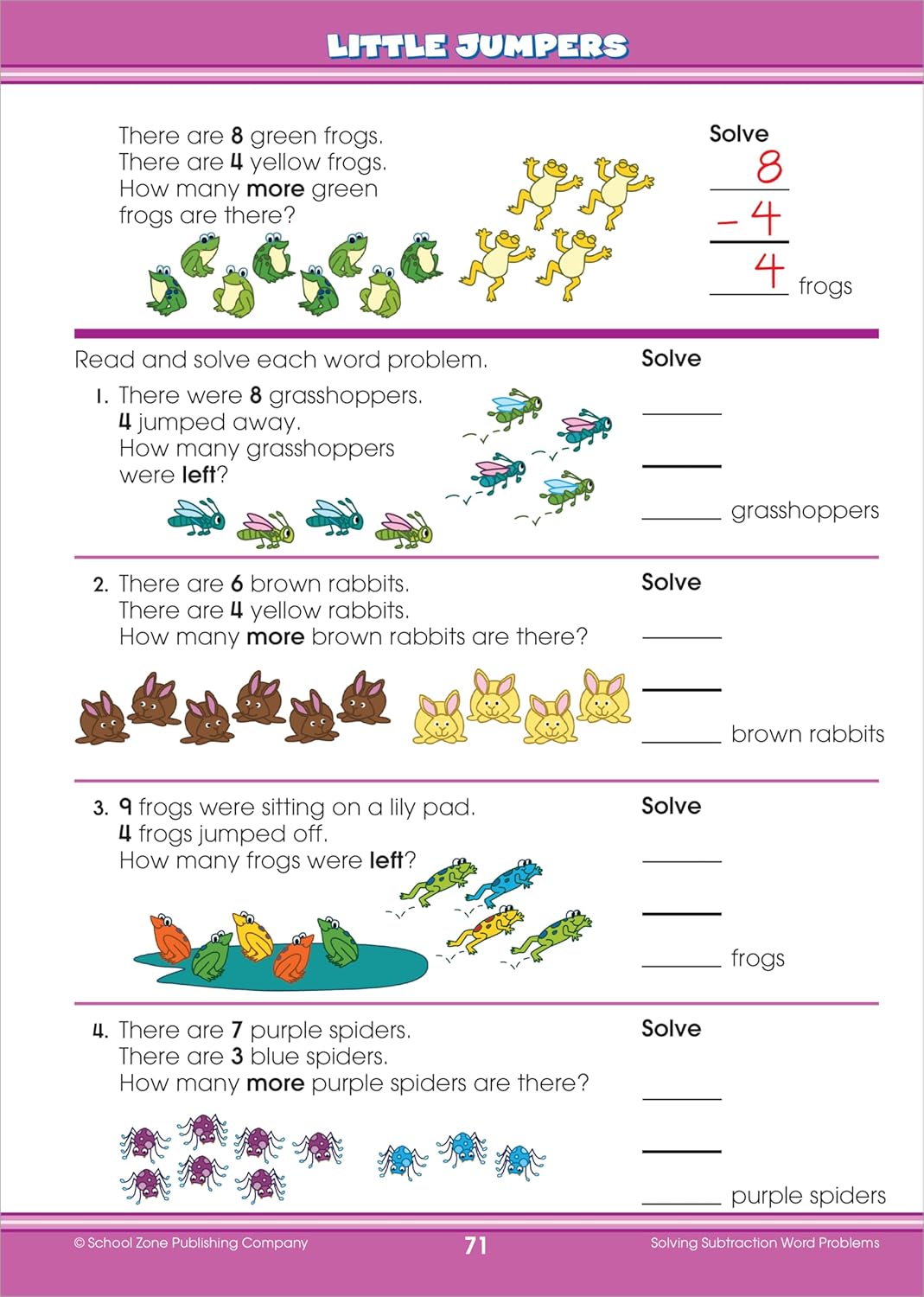 School Zone Big Math 1-2 Workbook