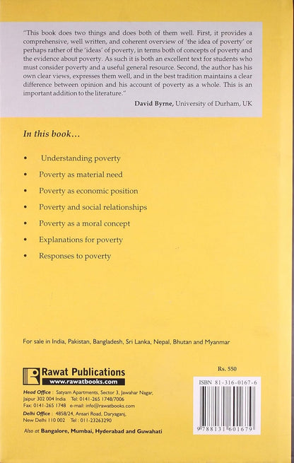 The Idea of Poverty
