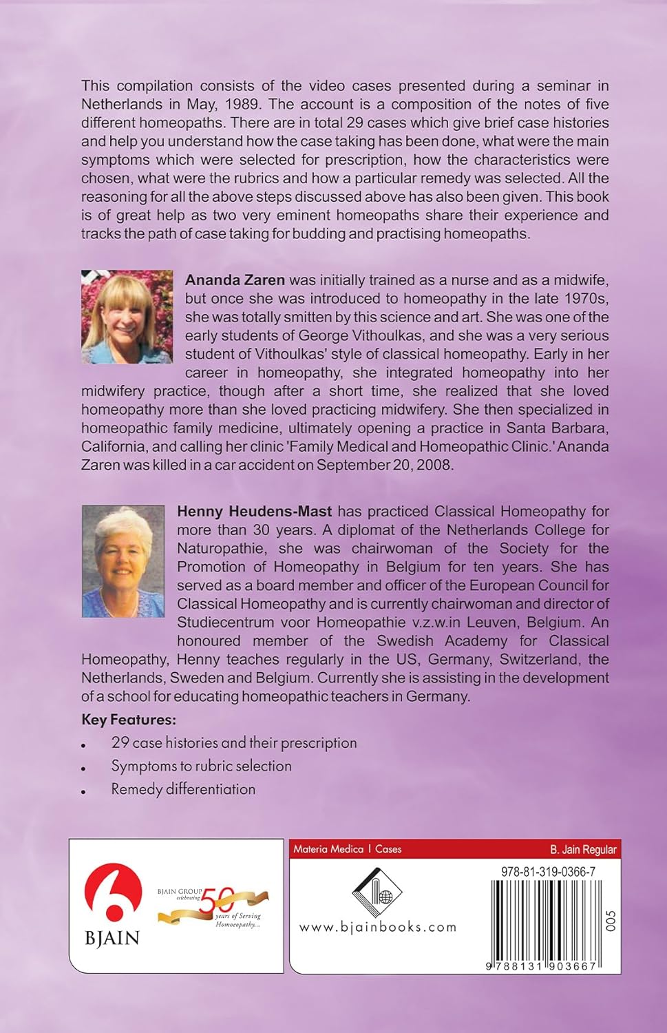 From Case to Cure - Account of Brief Case History, Rubrics, Remedy & Reasonings