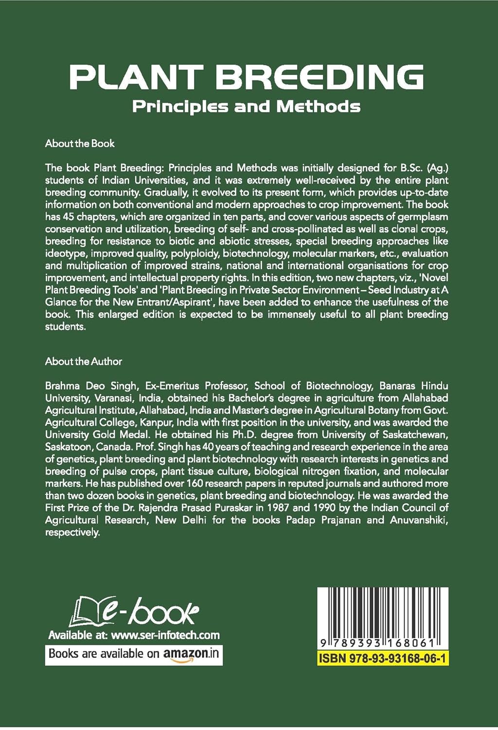 Plant Breeding Principles And Methods (12th Edition)