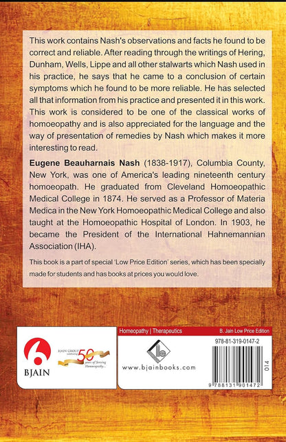 Leaders in Homeopathic Therapeutics by E B Nash