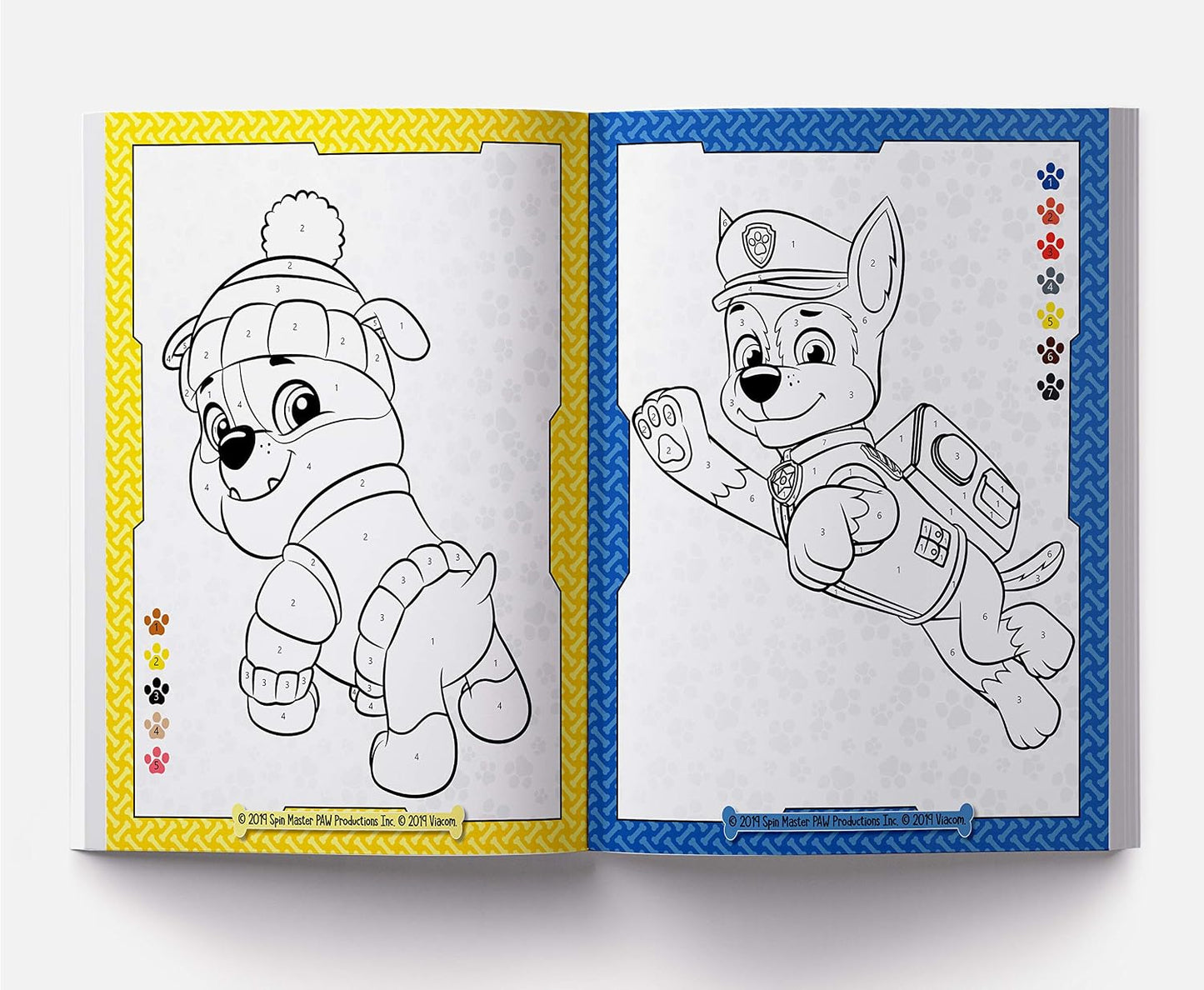 Pups to the Lookout: Paw Patrol, Color By Number Activity Book