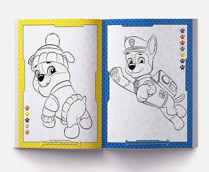 Pups to the Lookout: Paw Patrol, Color By Number Activity Book