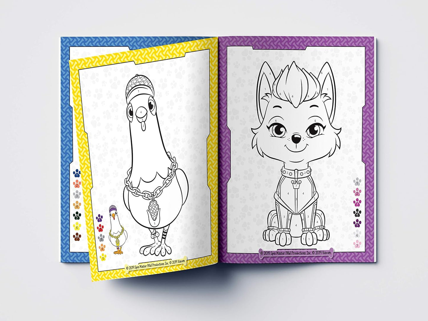 Pups to the Lookout: Paw Patrol, Color By Number Activity Book