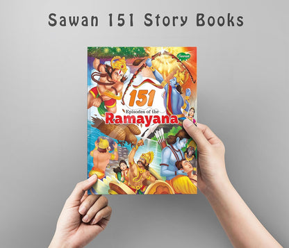 Sawan Set of 2 story books 151 series (India Mythological & Ramayana)