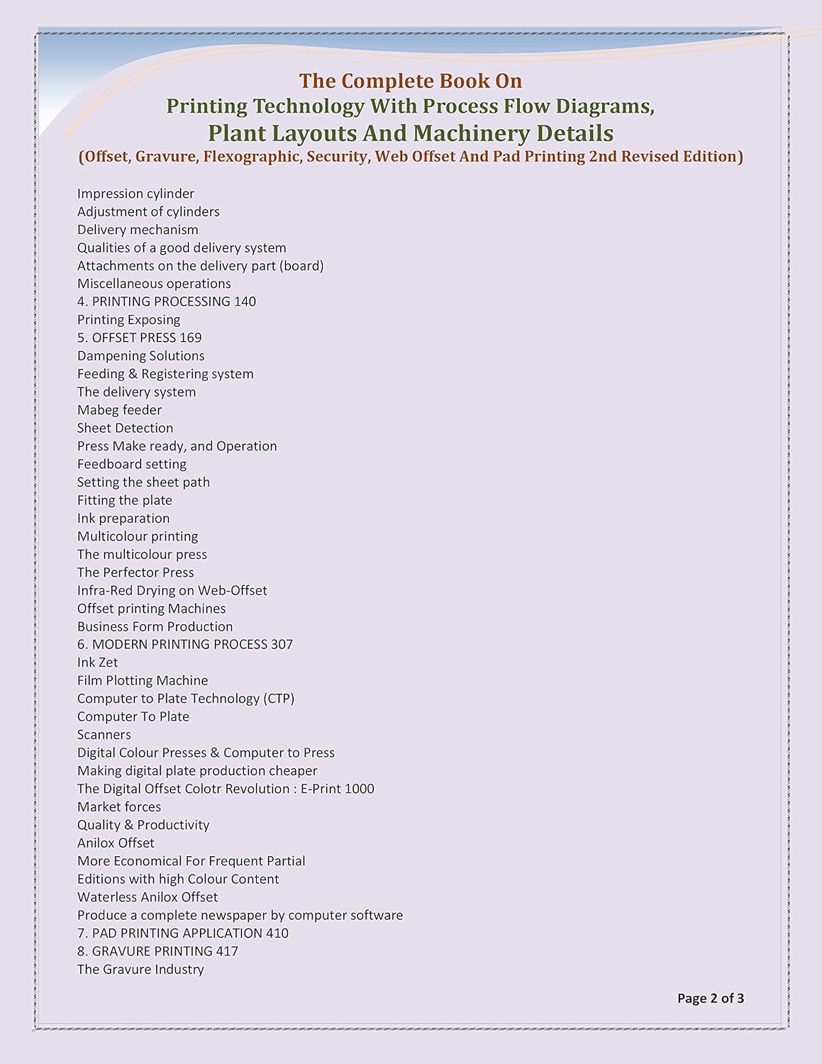 The Complete Book on Printing Technology