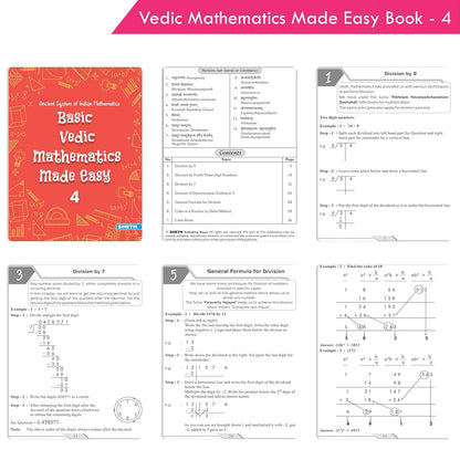 Vedic Mathematics Book Set (Set of 4)