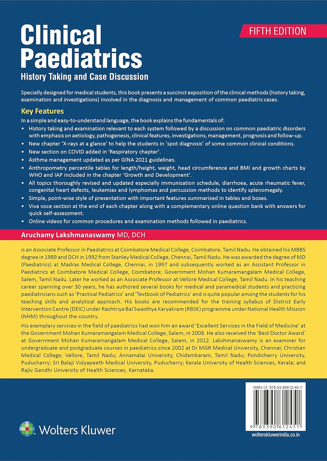 Clinical Paediatrics History Taking And Case Discussion (5th Edition)