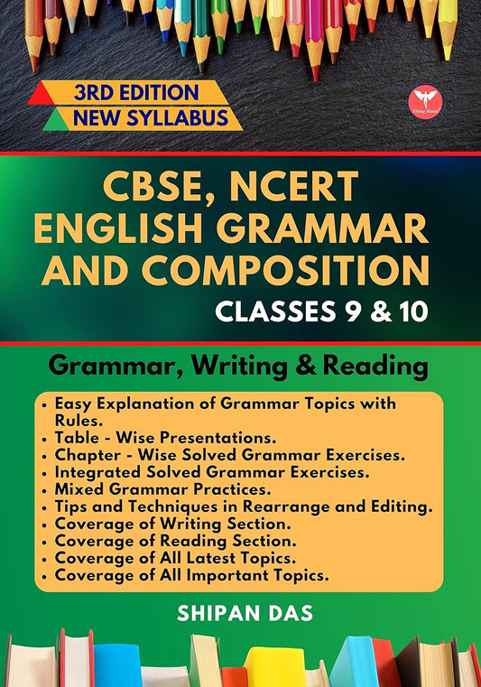 CBSE, NCERT English Grammar and Composition - Class 9 & 10. (Class IX & X)