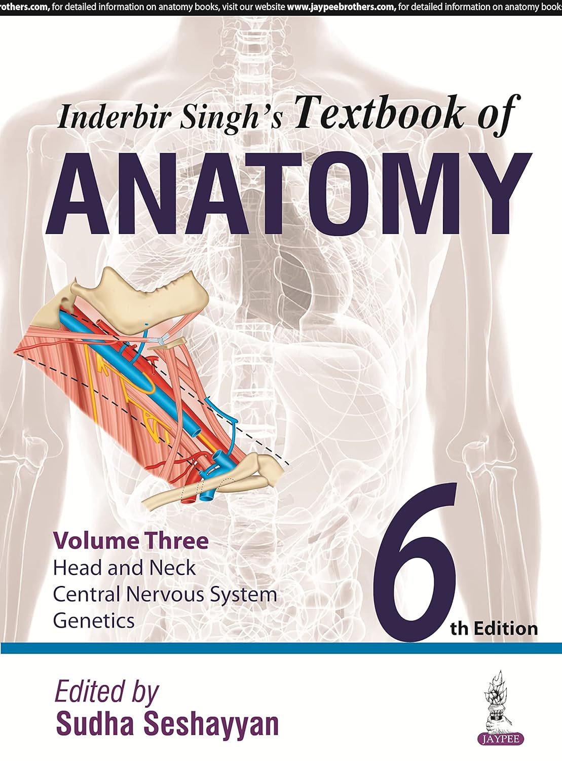 Inderbir Singh'S Textbook Of Anatomy Volume 3: Head and Neck, Central Nervous System, Genetics