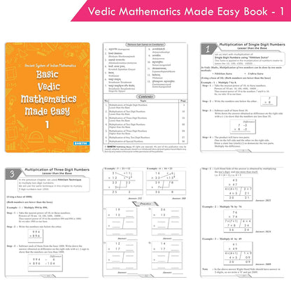 Vedic Mathematics Book Set (Set of 4)