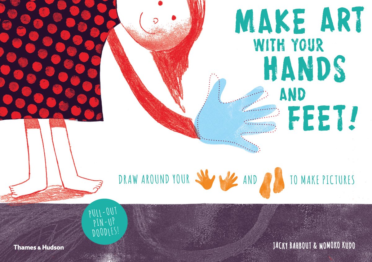 Make art with your hands and feet!: Draw around your hands and feet to make pictures