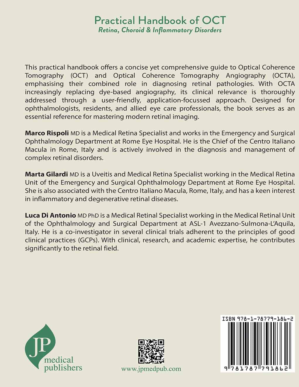 Practical Handbook of OCT (Retina, Choroid & Inflammatory Disorders) 4th Edition