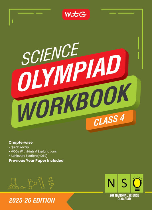 National Science Olympiad (NSO) Workbook for Class 4