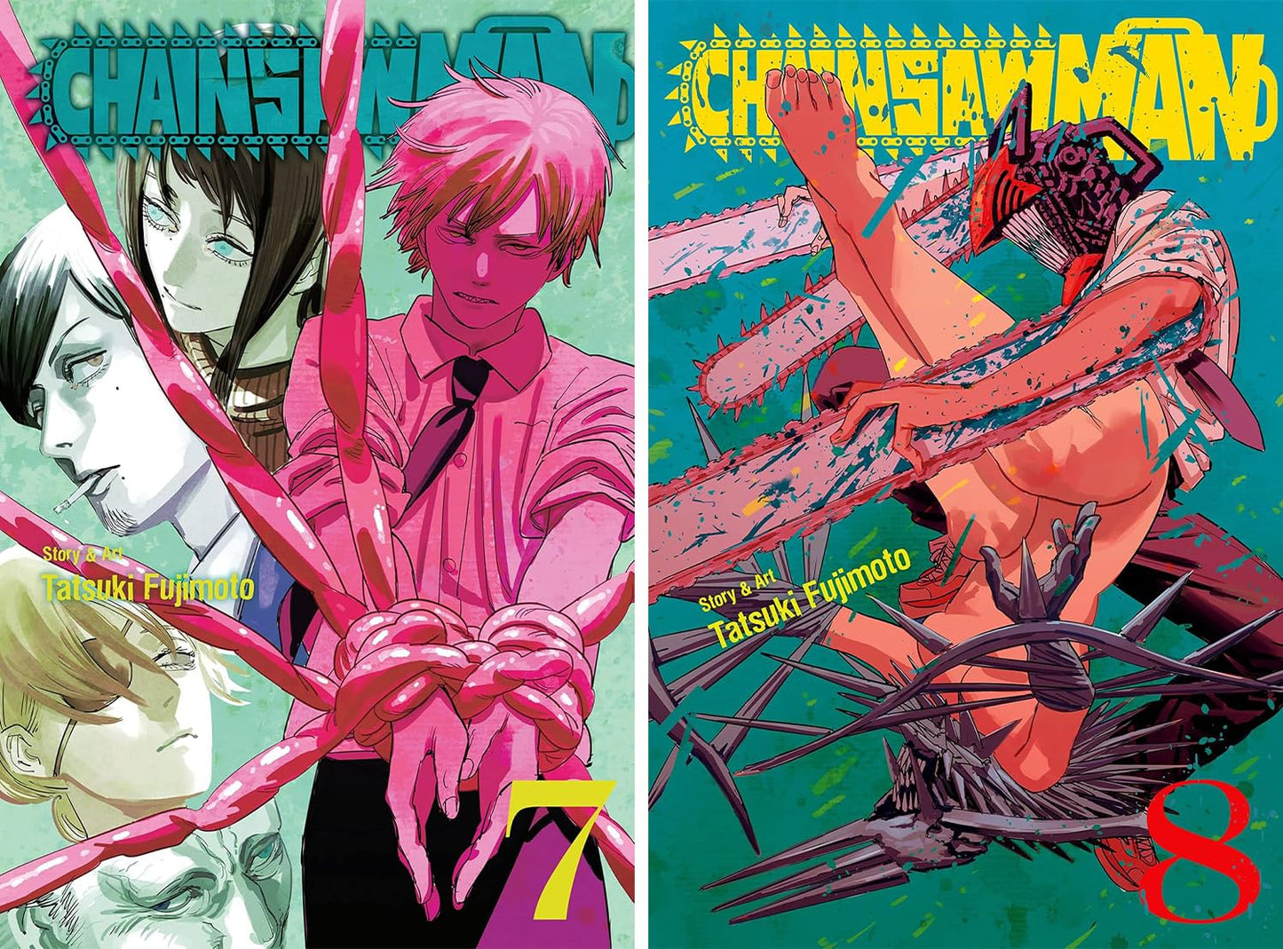 Chainsaw Man Manga Set Vol 1-11 Complete Series Tatsuki Fujimoto Gift Bundle