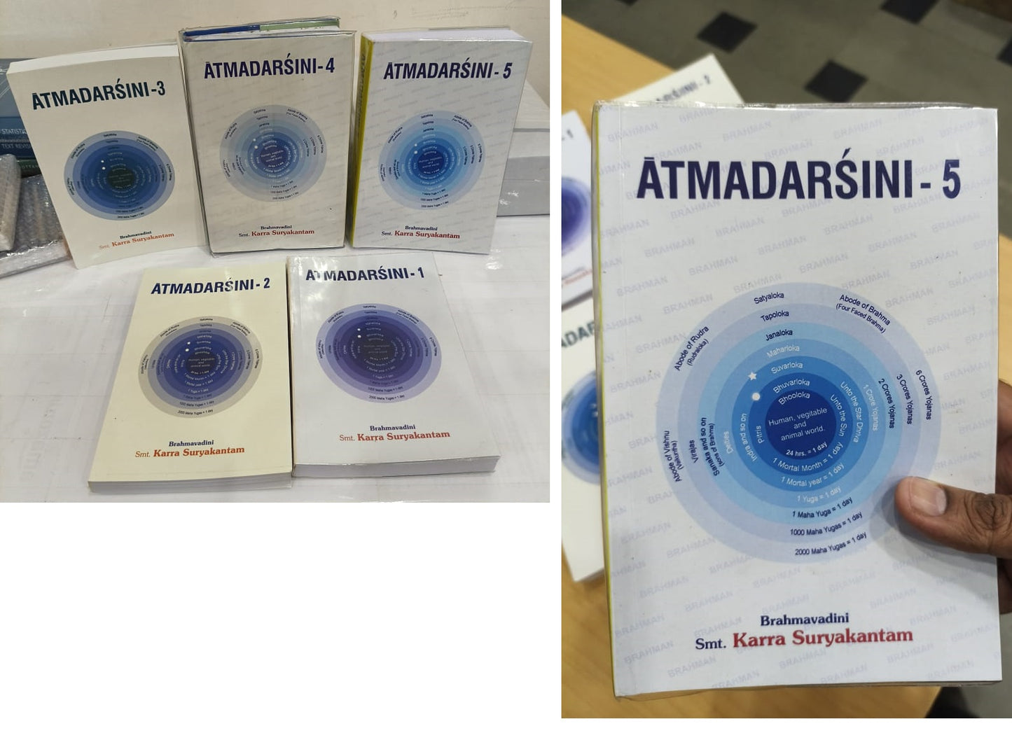 Atmadarshini (Set of 5 Volumes) By Brahmavadini Karra Suryakantam