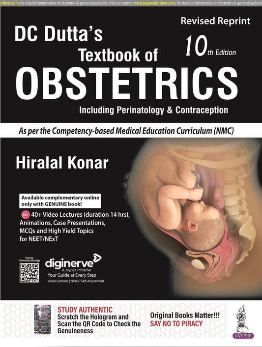 DC Dutta’s Textbook Of Obstetrics (Including Perinatology & Contraception) 10th Edition