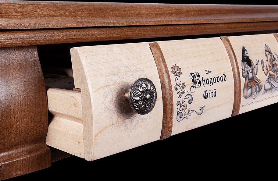 The Bhagavad Gita (With Wooden Box and Stand)