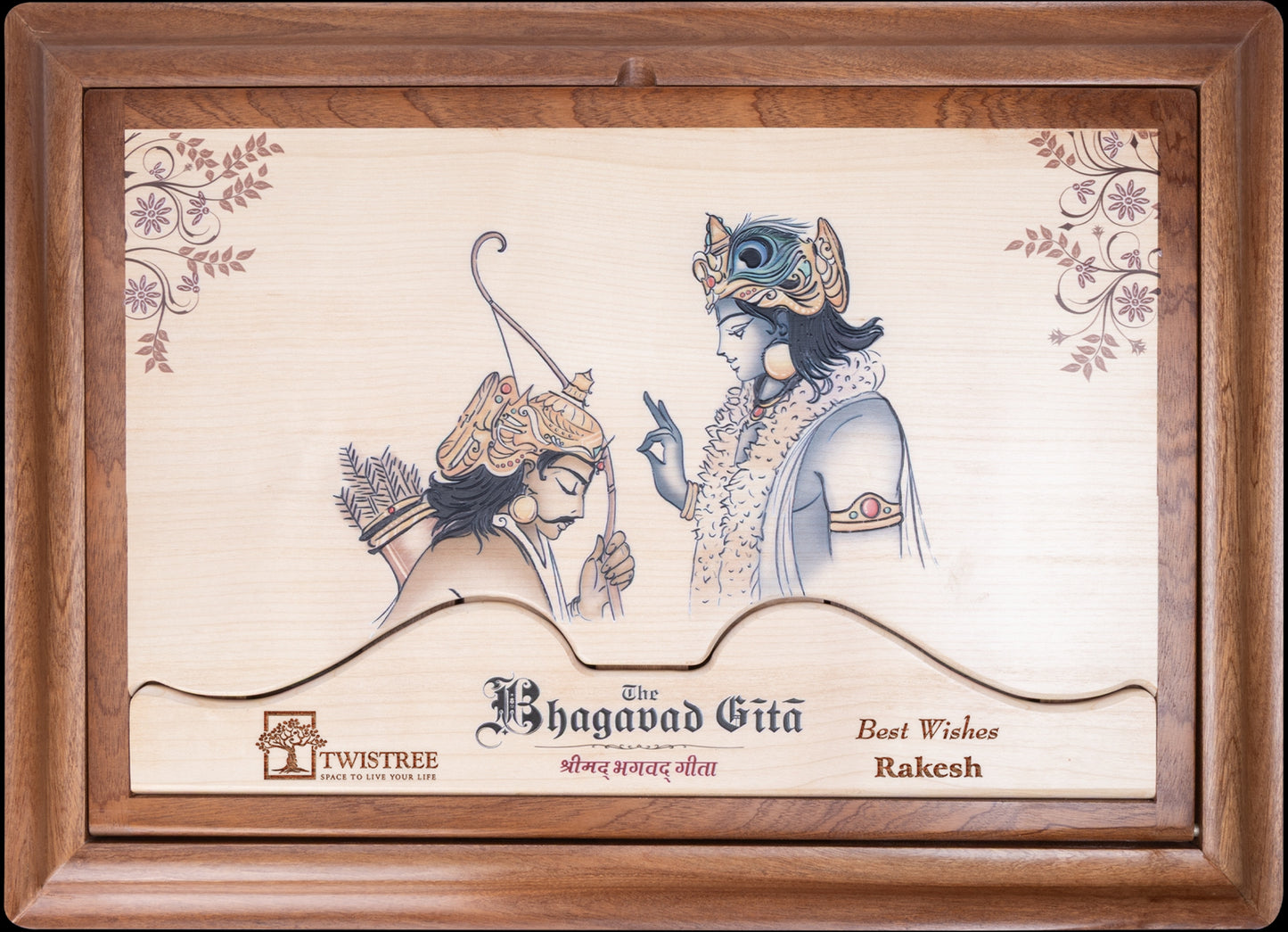 The Bhagavad Gita (With Wooden Box and Stand)