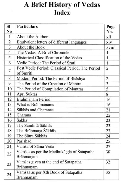 A Brief History of Vedas