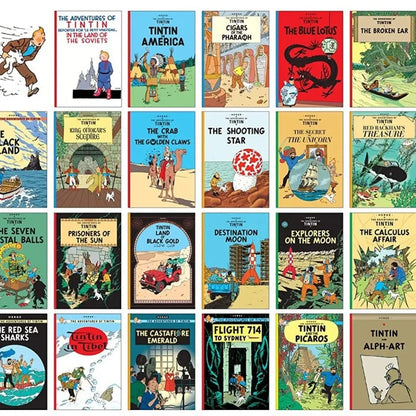 Tintin Paperback Boxed Set 23 Titles by Herge