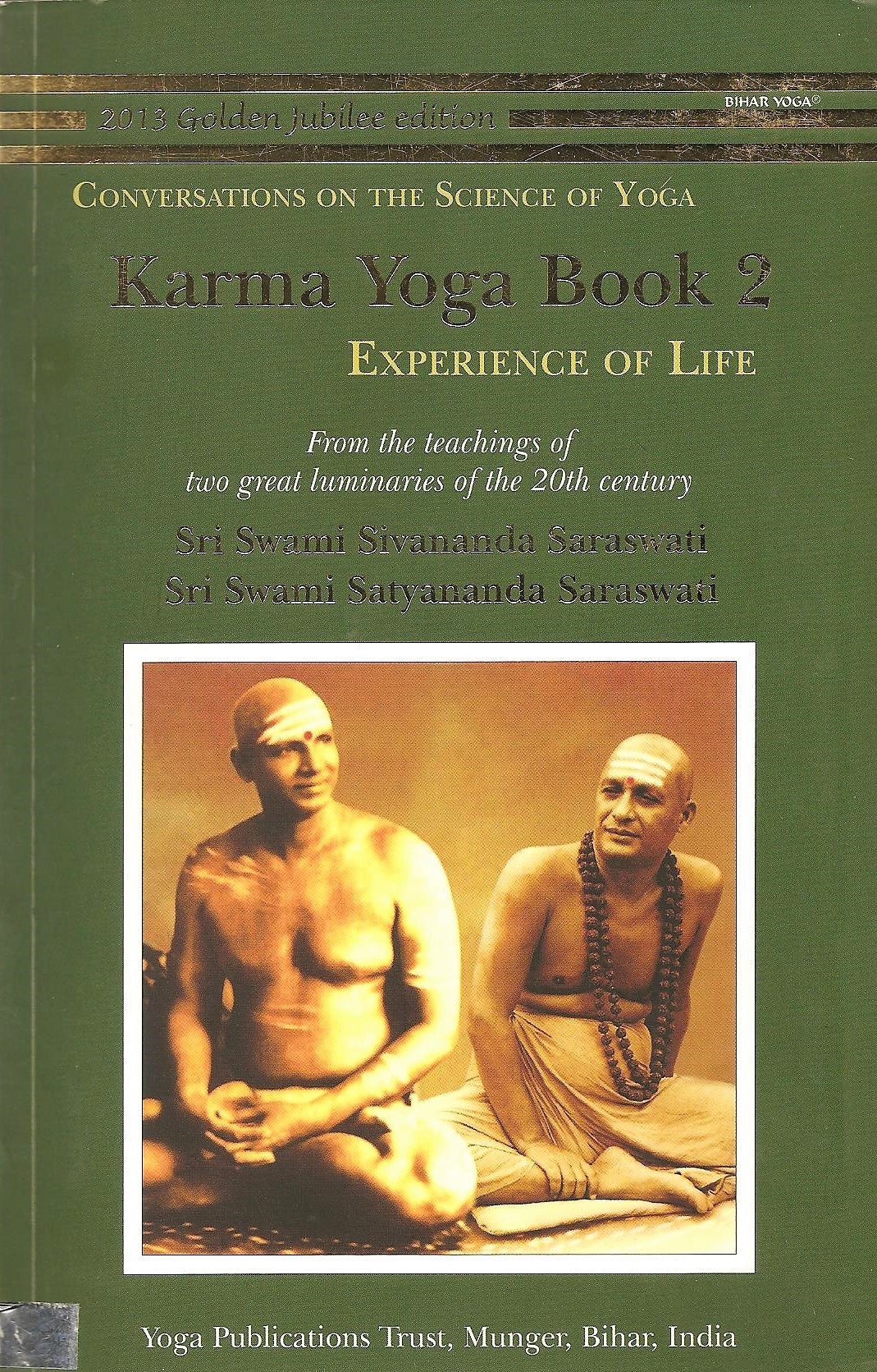 KARMA YOGA BOOK 2 - Experience of life