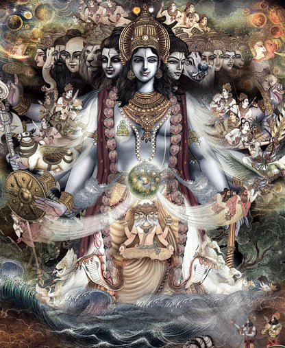 The Bhagavad Gita (With Wooden Box and Stand)