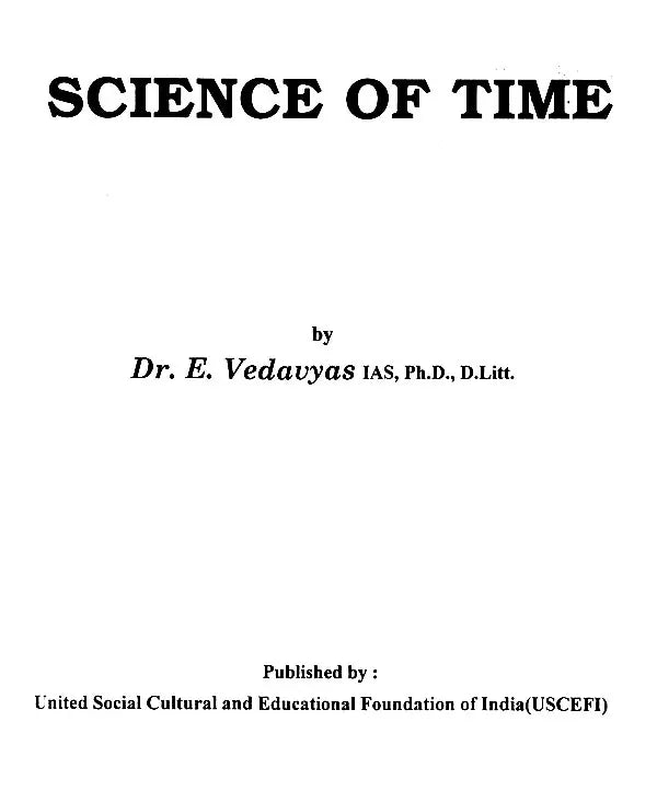 Science of Time