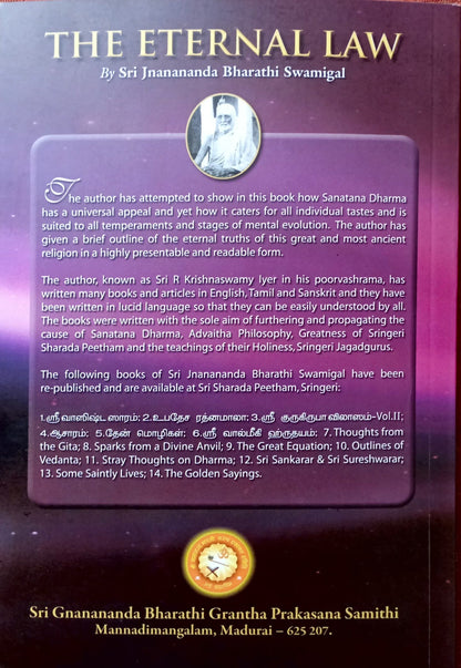 The Eternal Law by Jnanananda Bharati