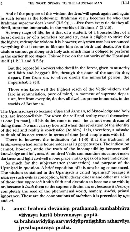 The Word Speaks to the Faustian Man (Set of 6 Vols) By Som Raj Gupta : A Translation and Interpretation of the Prasthanatrayi and Sankara's Bhasya for the Participation of Contemporary Man (Wisdom of Sankara series)